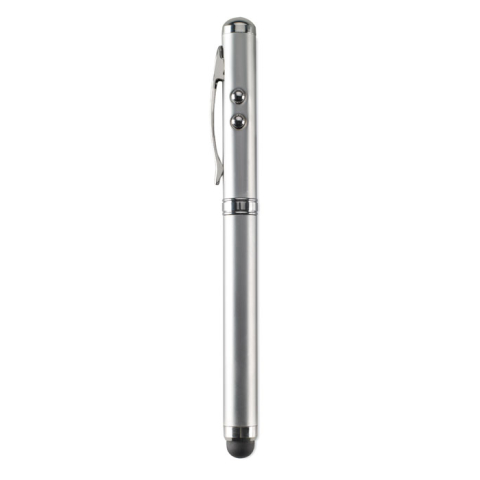 Pix laser pointer multifuncțional din metal argintiu, Triolux [2]