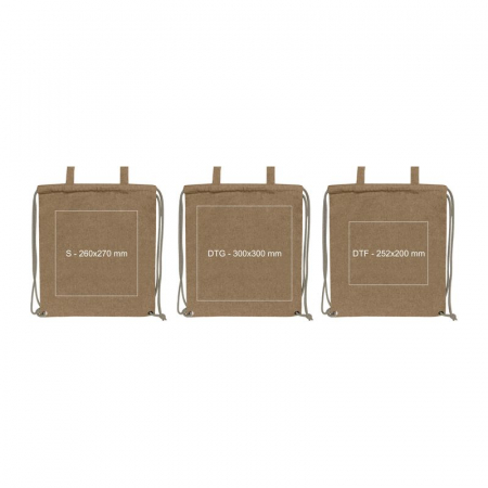 Sacosa 2 in 1 din bumbac eco reciclat, 140 g / m² [3]