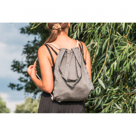 Sacose bumbac - Sacosa 2 in 1 din bumbac eco reciclat, 140 g / m²
