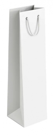 Sacose, Rucsaci, Umbrele - Sacosa  alba din hartie bauturi B, 11 x 38 x 10 cm
