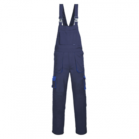 Haine de lucru personalizate - Salopeta cu Pieptar Portwest Texo Contrast - TX12- Portwest