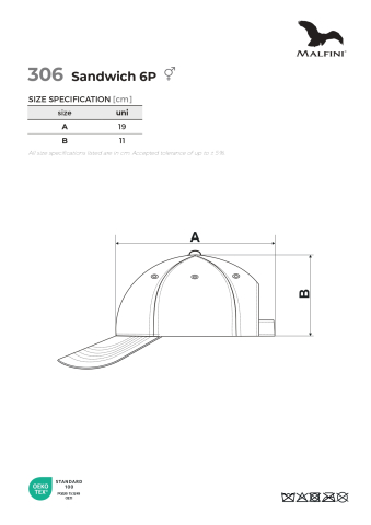 Sapca unisex SANDWICH 6 paneluri  306 [14]