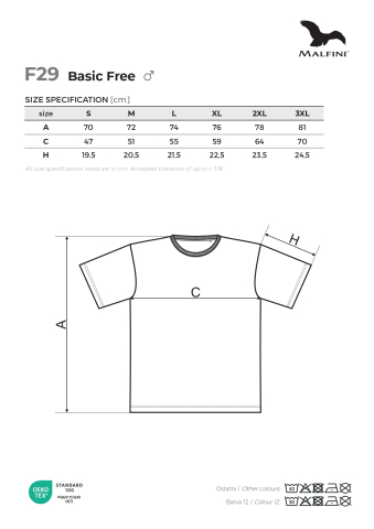 Tricou clasic pentru bărbaţi BASIC FREE F29 [19]