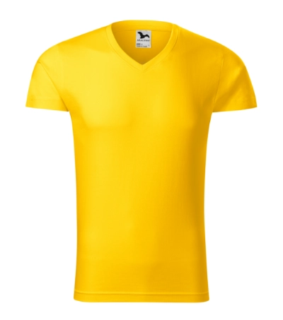 Tricou clasic pentru bărbaţi SLIM FIT V-NECK146 [5]