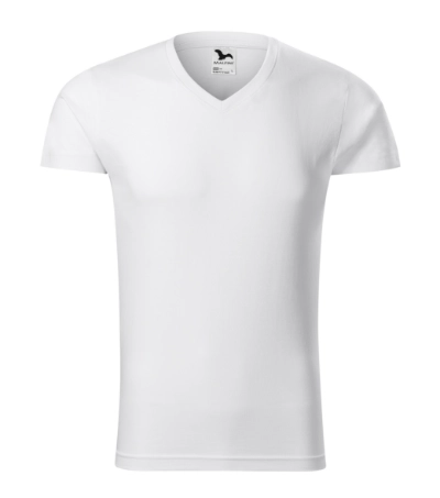 Tricou clasic pentru bărbaţi SLIM FIT V-NECK146 [2]