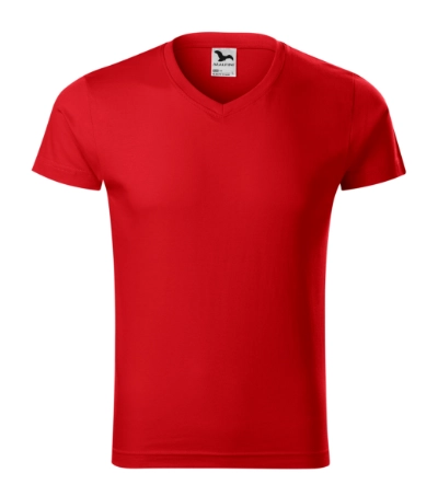 Tricou clasic pentru bărbaţi SLIM FIT V-NECK146 [7]