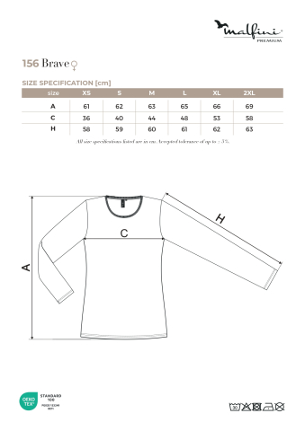 Tricou clasic pentru dama BRAVE156 [7]