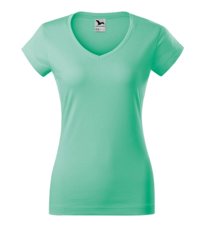 Tricouri clasice - Tricou clasic pentru dama FIT V-NECK162
