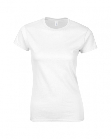 Tricou clasic pentru femei alb - GIL64000 SOFTSTYLE® [2]
