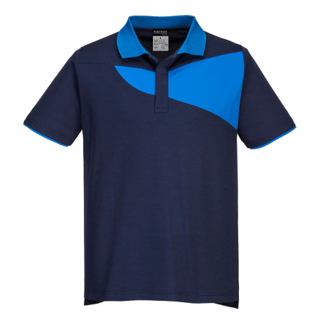 Haine de lucru personalizate - Tricou Polo Cotton Comfort HiVis S/S, PW3 - PW210 - Portwest