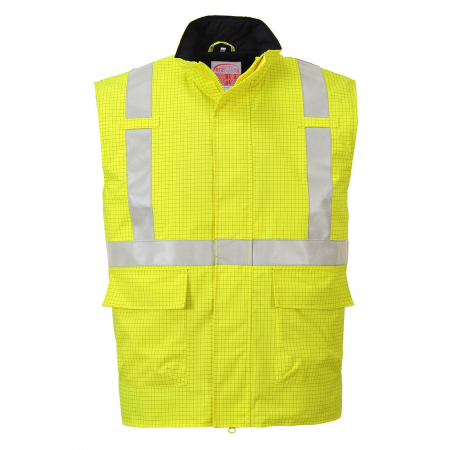 Haine de lucru personalizate - Vesta Bizflame Rain HiVis Antistatica Ignifuga - S776- Portwest