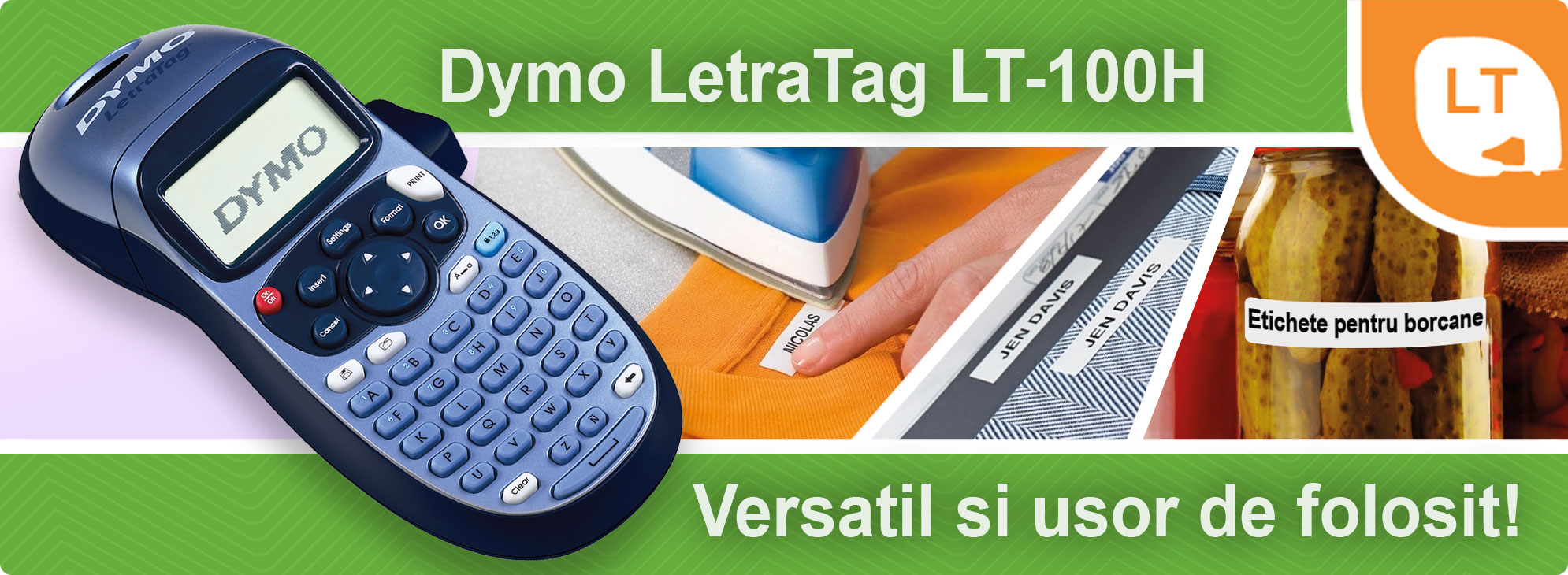 Etichetator Dymo LetraTag LT-100H Plus