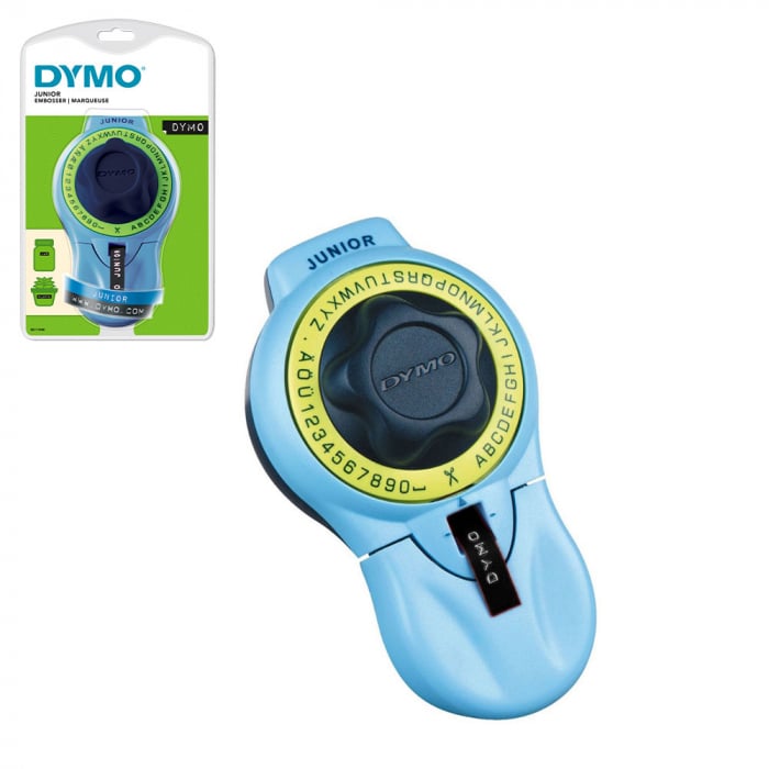 DYMO Junior Home Embossing Label Maker, includes 1 black embossable tape S0717900-big