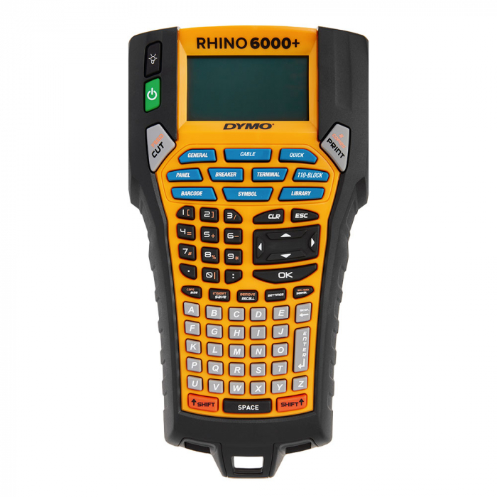 Aparat etichetat industrial Dymo Rhino 6000+ Kit cu servieta, 24 mm, conectare PC, taste rapide care economisesc timp, printare rapida etichete, rezistente la locul de munca, 2122966-big