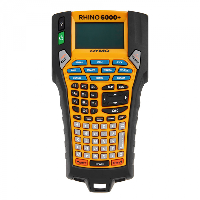 DYMO APARAT RHINO 6000+ KIT SI ORICARE 25 BENZI DE VINIL ALB, 9MM, 12MM SAU 19MM [13]