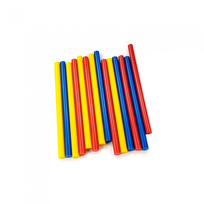 Baton silicon profesional Rapid Universal color (rosu, galben, albastru), Ø12mm x 190mm, baza EVA, 250g/blister 24941400-big