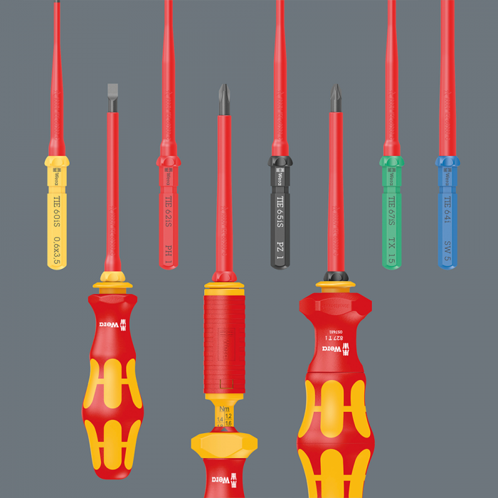 Screwdriver bit Kraftform Kompakt VDE WERA 60 iS slotted head 0.6 x 3.5 x 154 corrosion protection 05006506001 [10]