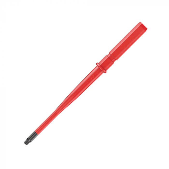 Bit surubelnita Kraftform Kompakt VDE WERA 67 iS TORX TX20 x 154 mm protectie anticoroziva izolatie rosie 05003438001 [9]