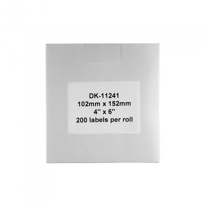 Etichete DK-11241 albe 102 x 152mm suport plastic inclus compatibile Brother DK-11241 DK11241 [5]