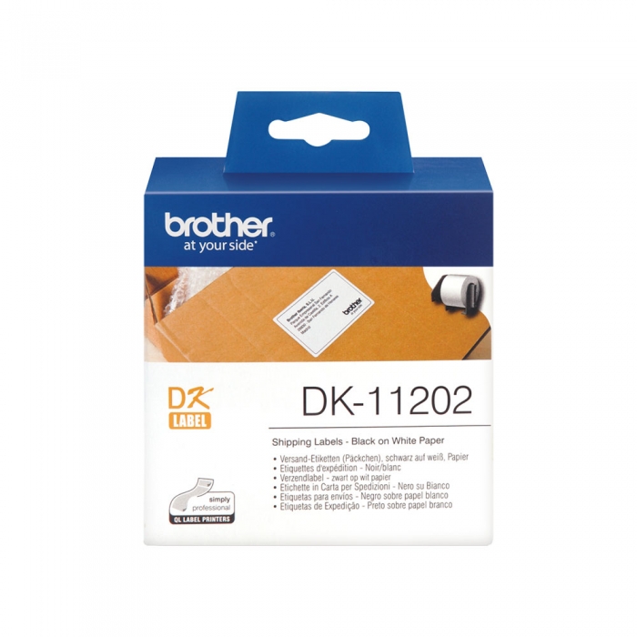 Brother DK eticheta transport, 62mm x 100mm, 300 etich/rola, DK11202-big