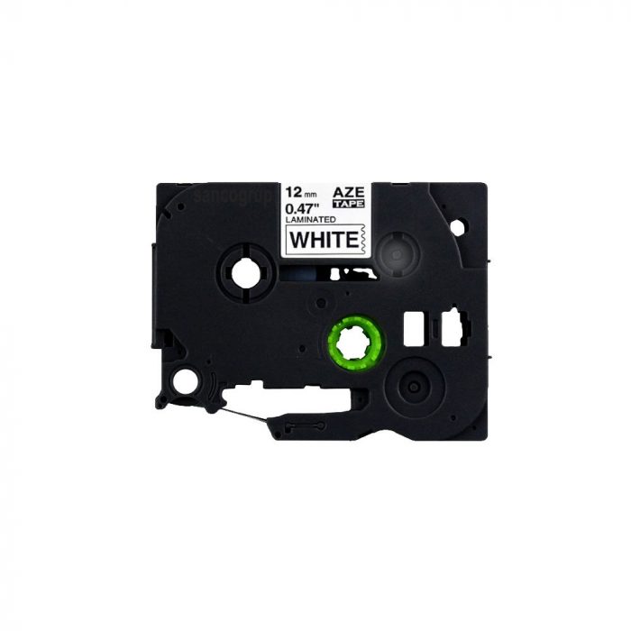 Set 10 Etichete compatible Brother TZe-231 High Quality 12mm x 8m Negru/Alb AIMO caseta neagra [7]