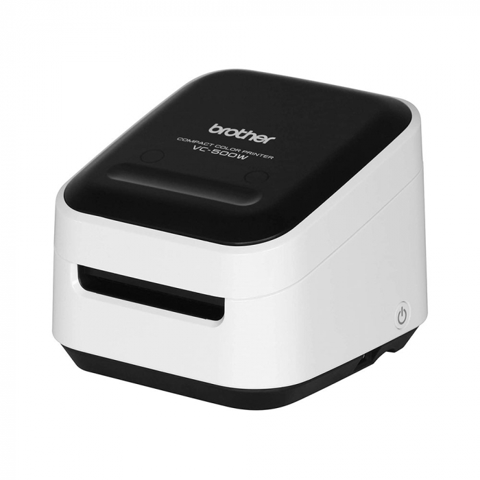 Brother VC-500W Versatile Compact Color Label and Photo, Wireless or USB connection, ZINK Zero Ink full color printing technology, 313 DPI, free applications for Windows, MacOS, Android or iOS-big