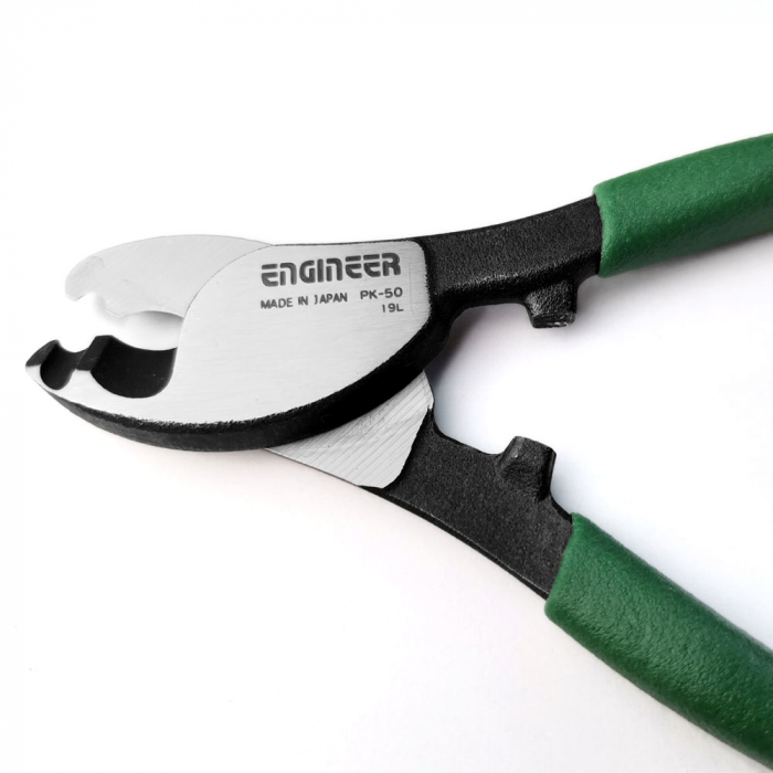 Cable Shears ENGINEER PK-50, 164 mm, made in Japan-big