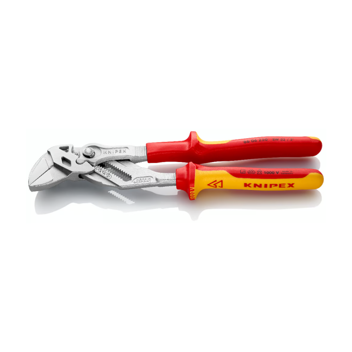 Cleste-cheie KNIPEX 86 06 250 VDE, reglabil, capacitate 52 mm, multifunctional pentru strangere, prindere si presare [4]