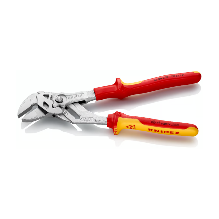 Cleste-cheie KNIPEX 86 06 250 VDE, reglabil, capacitate 52 mm, multifunctional pentru strangere, prindere si presare [3]