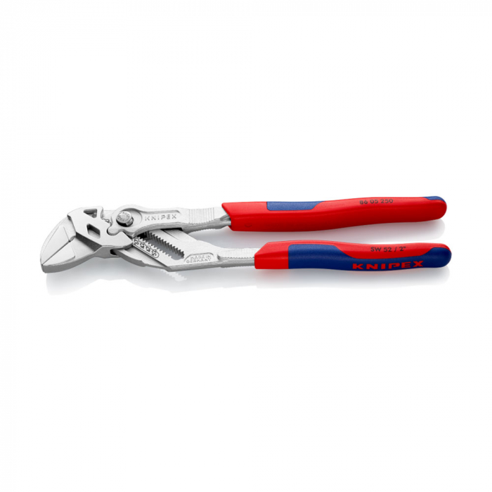 Cleste Cheie cu reglaj automat, manere multicomponent, 250 mm, KNIPEX 86 05 250 [10]