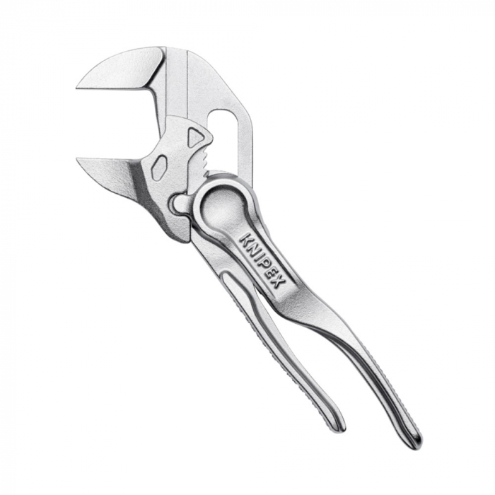 Mini Cleste Cheie XS cu reglaj automat, mecanica fina, instalatii sanitare, o scula de nelipsit din trusa de scule de bicicleta sau de motocicleta, 100mm, KNIPEX 86 04 100 [23]