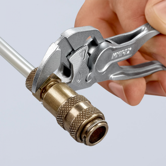 Mini Cleste Cheie XS cu reglaj automat, mecanica fina, instalatii sanitare, o scula de nelipsit din trusa de scule de bicicleta sau de motocicleta, 100mm, KNIPEX 86 04 100 [14]