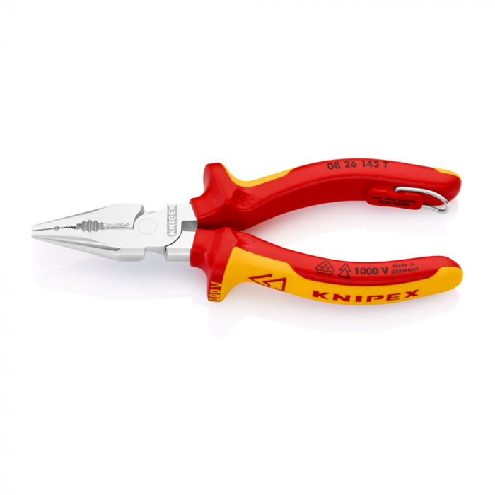 Cleste combinat cu varf, VDE 1000 V, maner multicomponent, 145mm,  KNIPEX 08 26 145 T [6]