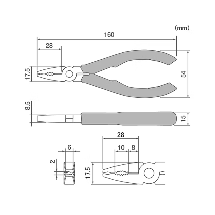 Clește combinat extractor ENGINEER PZ-58BP [4]