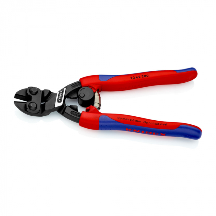 Cleste foarfeca KNIPEX, taiere de inalta precizie, pentru metale moi si cauciuc, arc elicoidal otelit, 72 62 200 [7]
