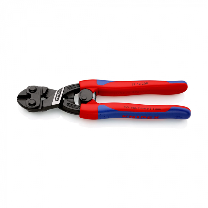 Cleste compact KNIPEX CoBolt, taietor suruburi, cuie, nituri pana la Ø 5,2 mm, maner multicomponent, 71 32 200 [3]