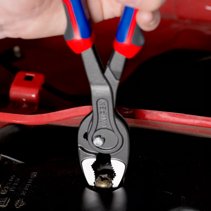 Cleste cu prindere frontala, TwinGrip, 250mm, parghie mare, maner plastic, KNIPEX 82 02 250 [22]