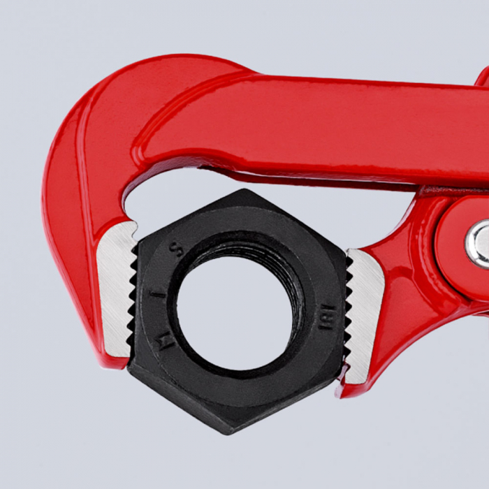 Pipe pliers, 90° angle jaws, 650mm, maximum diameter 110mm, KNIPEX 82 02 200 [2]