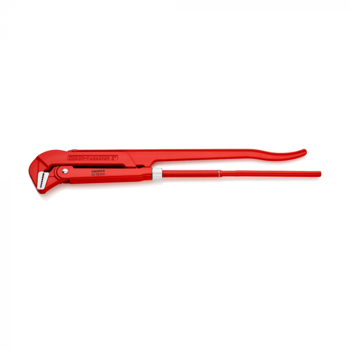 Pipe pliers, 90° angle jaws, 650mm, maximum diameter 110mm, KNIPEX 82 02 200 [5]