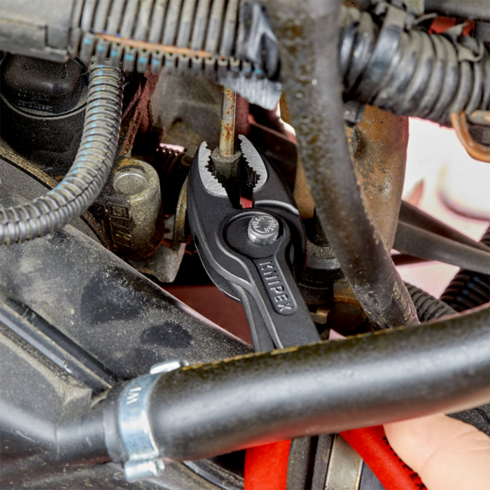 Cleste cu prindere frontala, TwinGrip, 200mm, parghie mare, maner plastic, KNIPEX 82 01 200 S02 Editie Craciun [3]