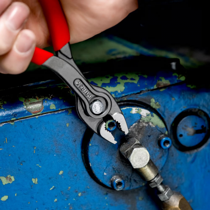 Slip Joint Pliers, TwinGrip, 150mm, Large front and side gripping capacity, plastic handle, KNIPEX 82 01 150 [6]