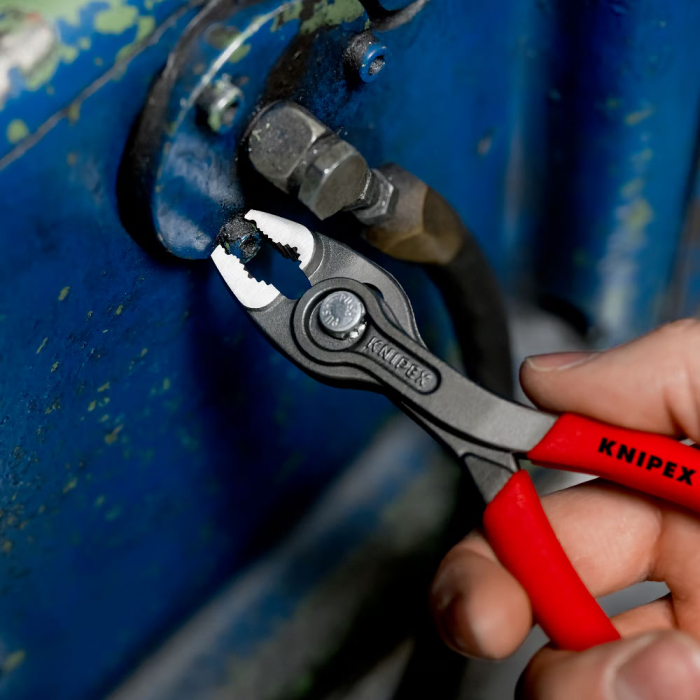 Slip Joint Pliers, TwinGrip, 150mm, Large front and side gripping capacity, plastic handle, KNIPEX 82 01 150 [11]