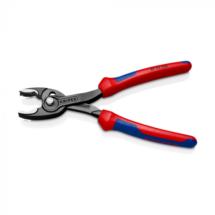 Cleste cu prindere frontala, TwinGrip, 200mm, parghie mare, maner multicomponent, KNIPEX 82 02 200 [14]