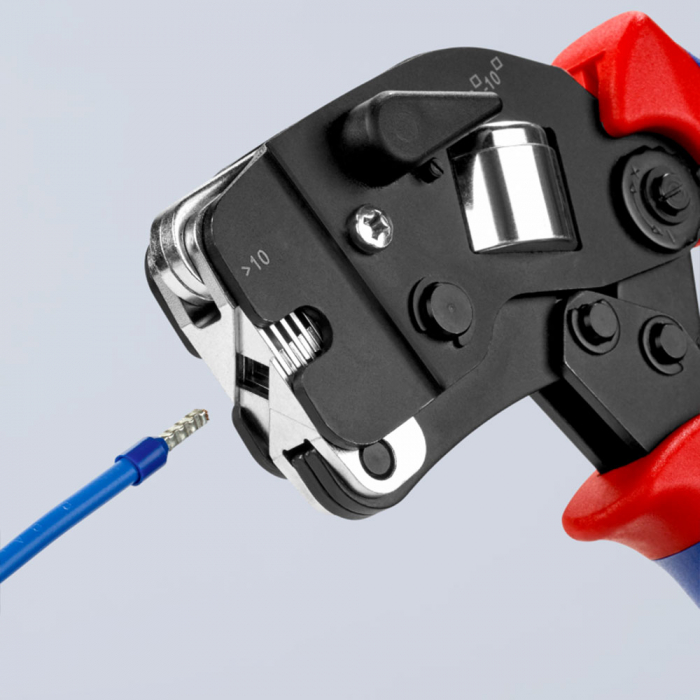 Cleste de sertizat ferule, cu autoreglaj, pana la 16 mm², manere multicomponent, 190 mm, KNIPEX  97 53 09 [5]