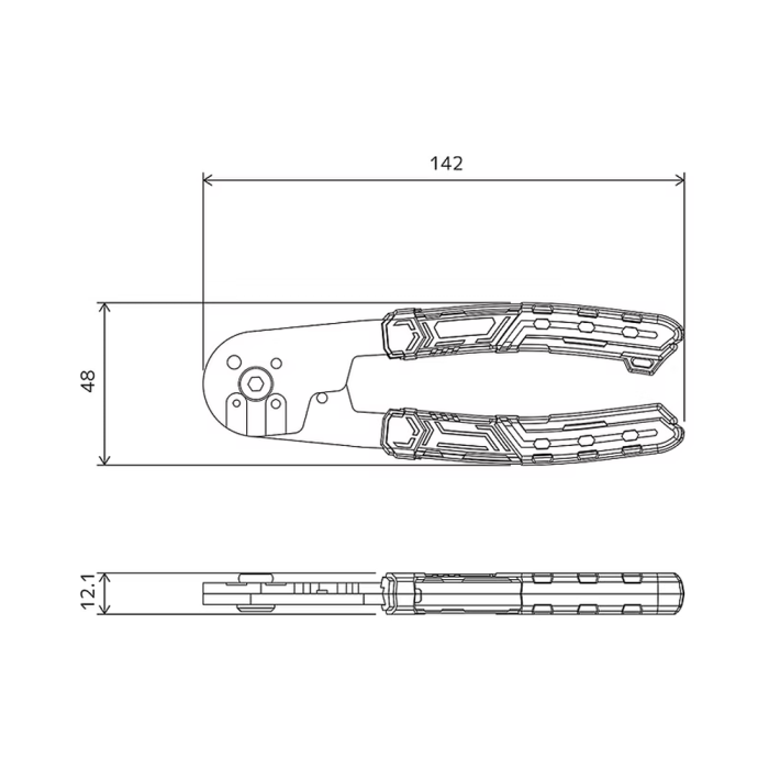 ENGINEER NZ-21 machine screw cutter M2.6 M3 M4 cut to length Made in Japan [4]