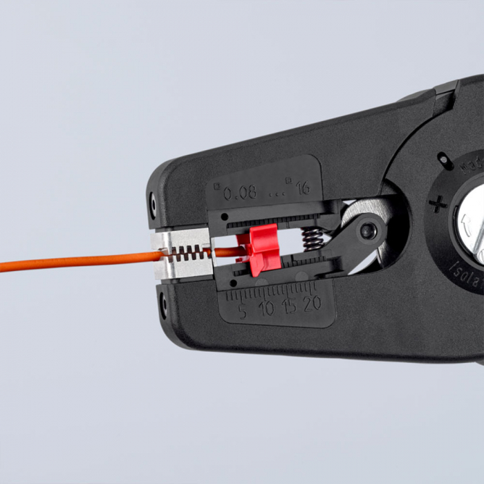 Cleste dezizolator automat, 190mm,  KNIPEX 12 52 195 [8]