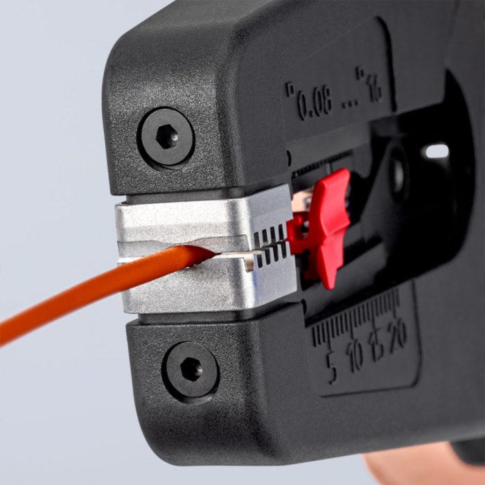 Cleste dezizolator automat, 190mm,  KNIPEX 12 52 195 [5]