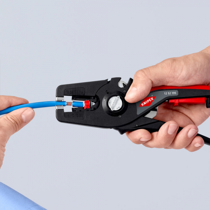Cleste dezizolator automat, 190mm,  KNIPEX 12 52 195 [10]