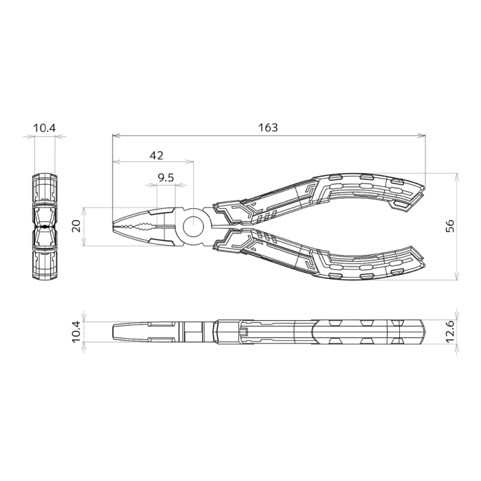 Cleste extractor de suruburi ENGINEER Neji-Saurus PZ-158 Mk-II Fabricat in Japonia [8]
