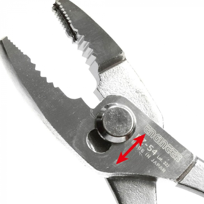 Engineer PZ-54 Movable Joint Screw Extractor Pliers, 175 mm, Made in Japan [4]